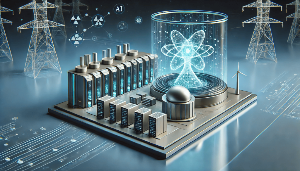 Modern data center powered by a small modular nuclear reactor