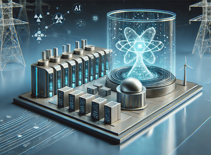 Modern data center powered by a small modular nuclear reactor